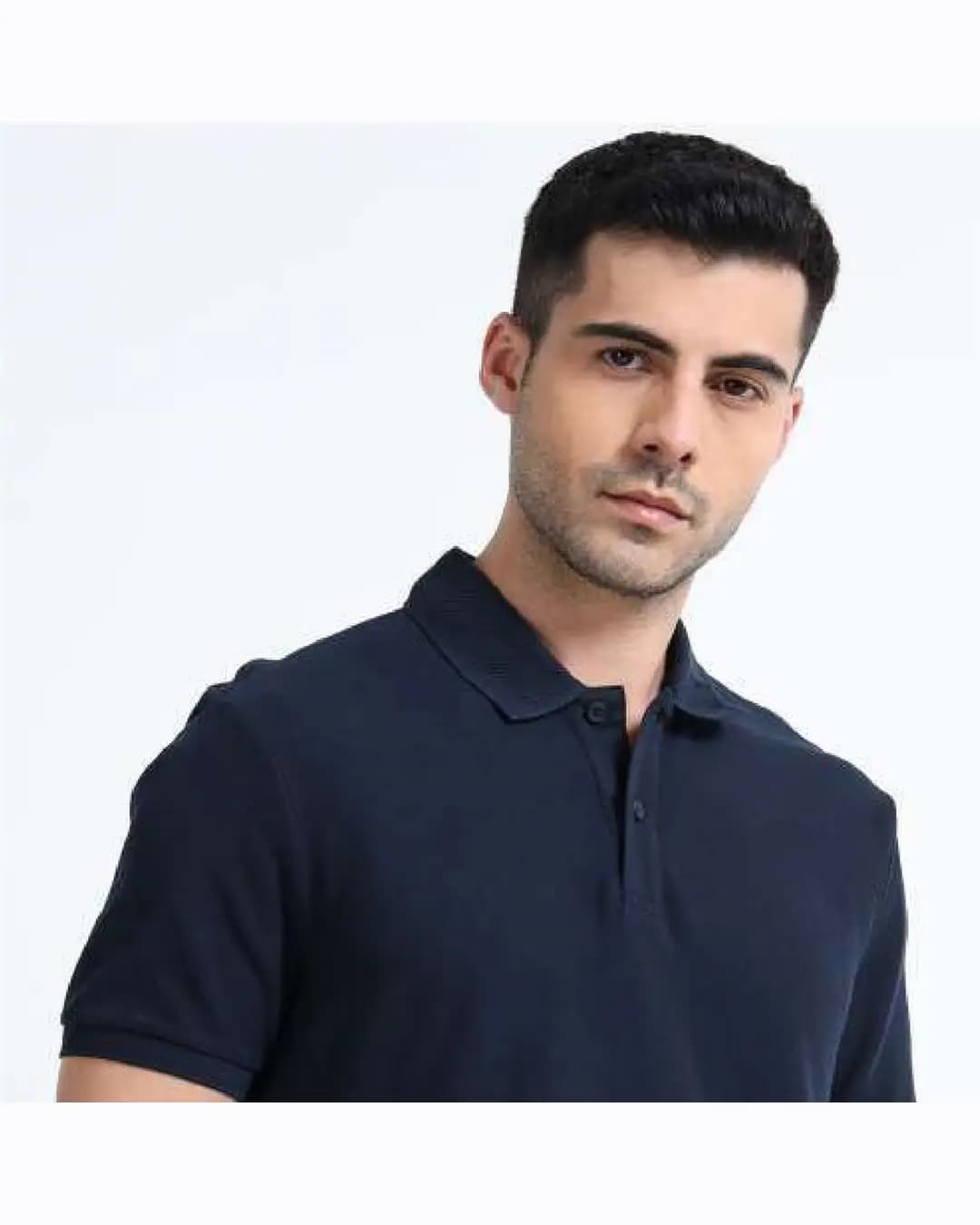M&S Jacquard Polo T-Shirt