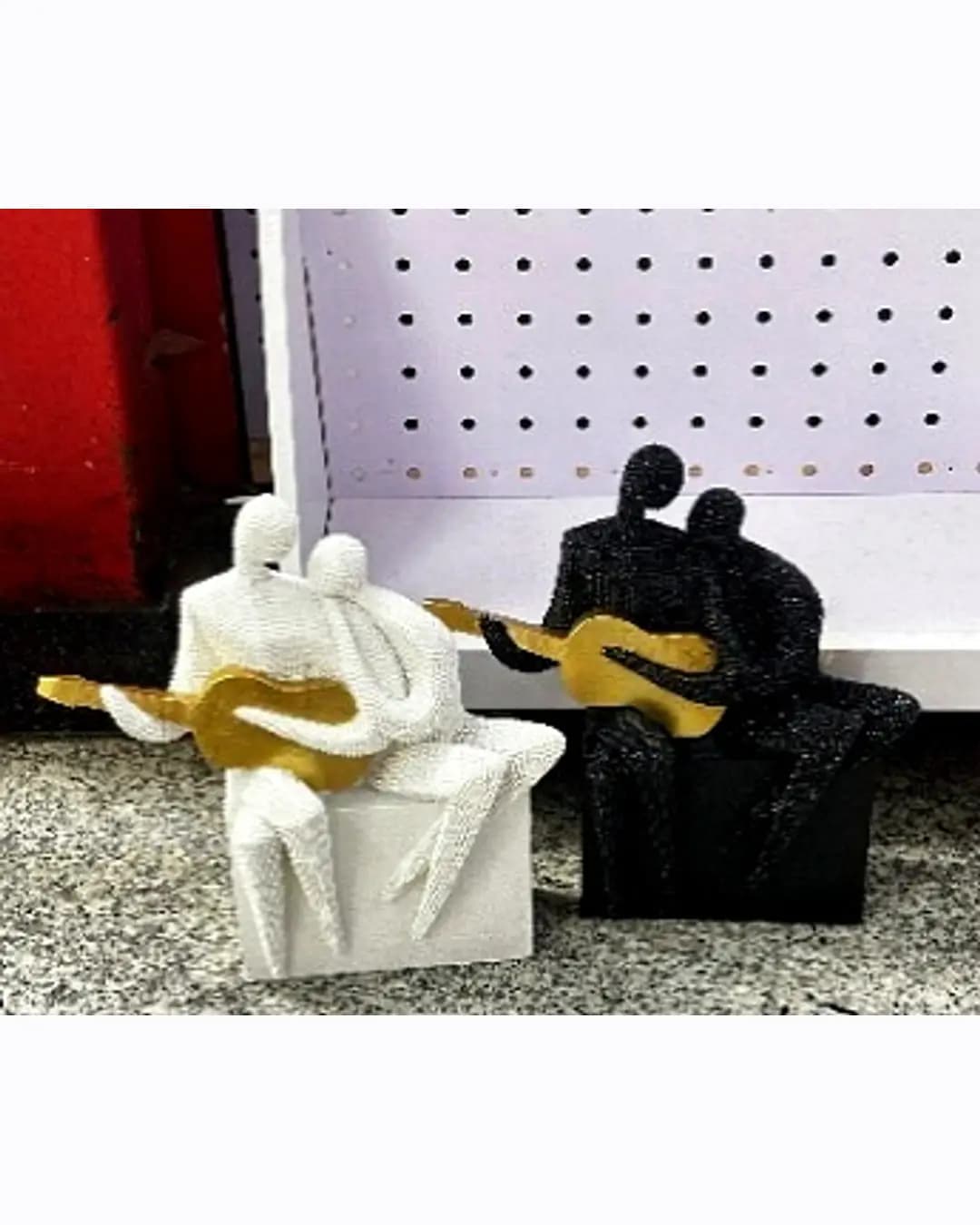 Musician Couple Sculpture (MM-1647)