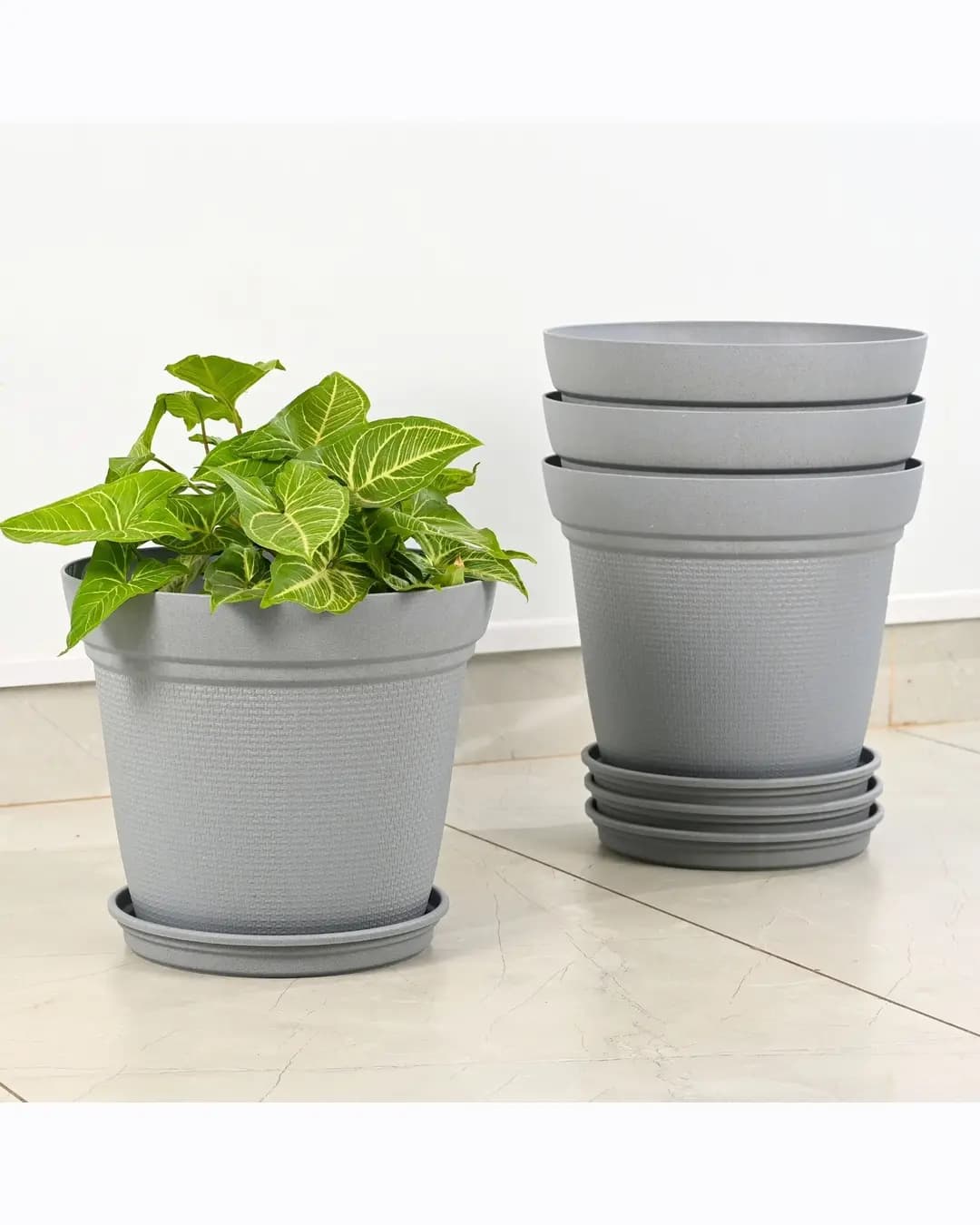 EHA Aura 12 Inch Planter set of 4