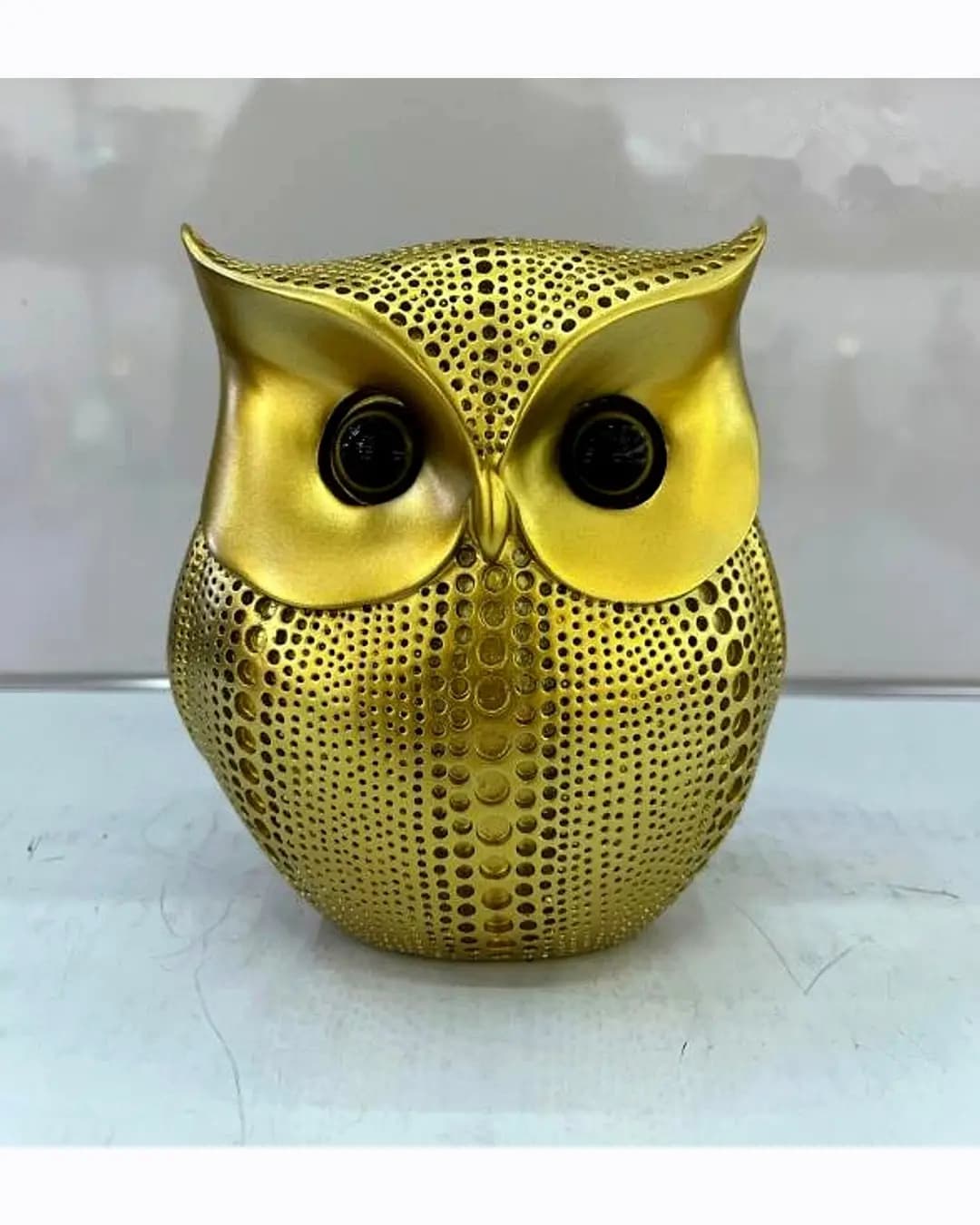 Golden Owl Showpiece