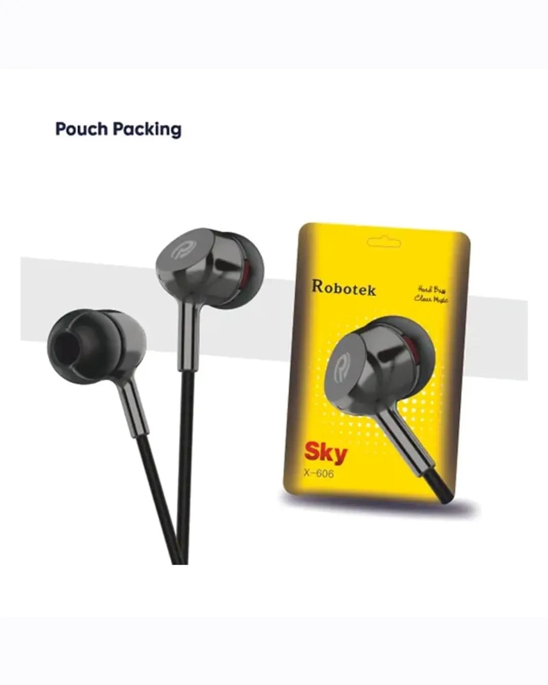 Robotek HF X606 Wired Earphone