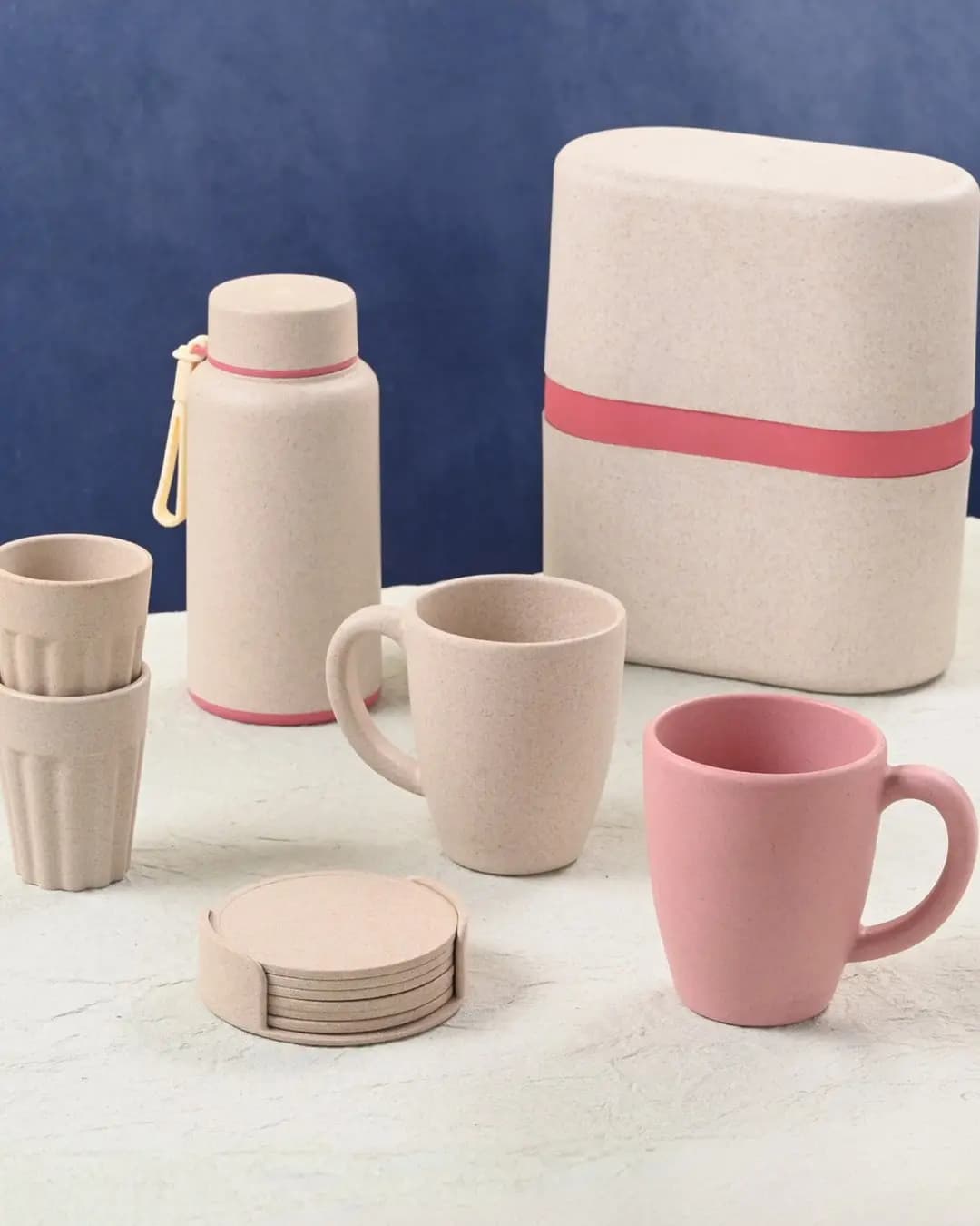 EHA Altus Gift Box ACHHL1 – Hydralife Bottle, 2 Classic Mugs, 2 Chai Cups & Coasters