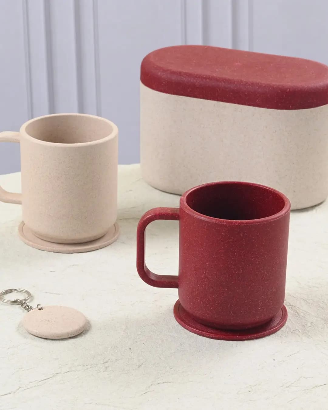 EHA Duo Gift Box DJJ005 – 2 Java Mugs, Coasters & Keychain