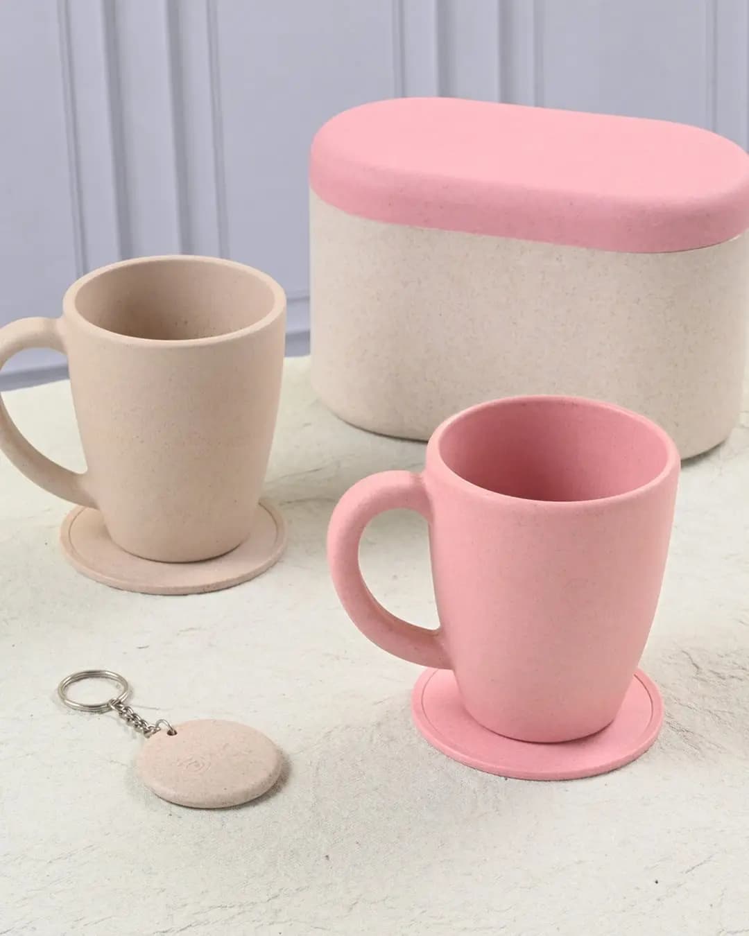 EHA Duo Gift Box DHH001 – 2 Classic Mugs, Coasters & Keychain