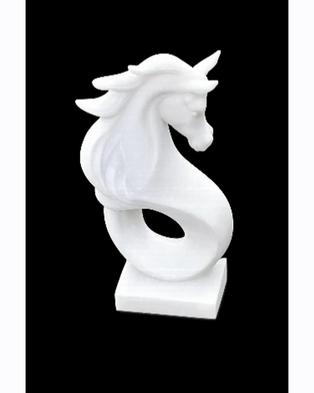 Abstract Horse Sculpture