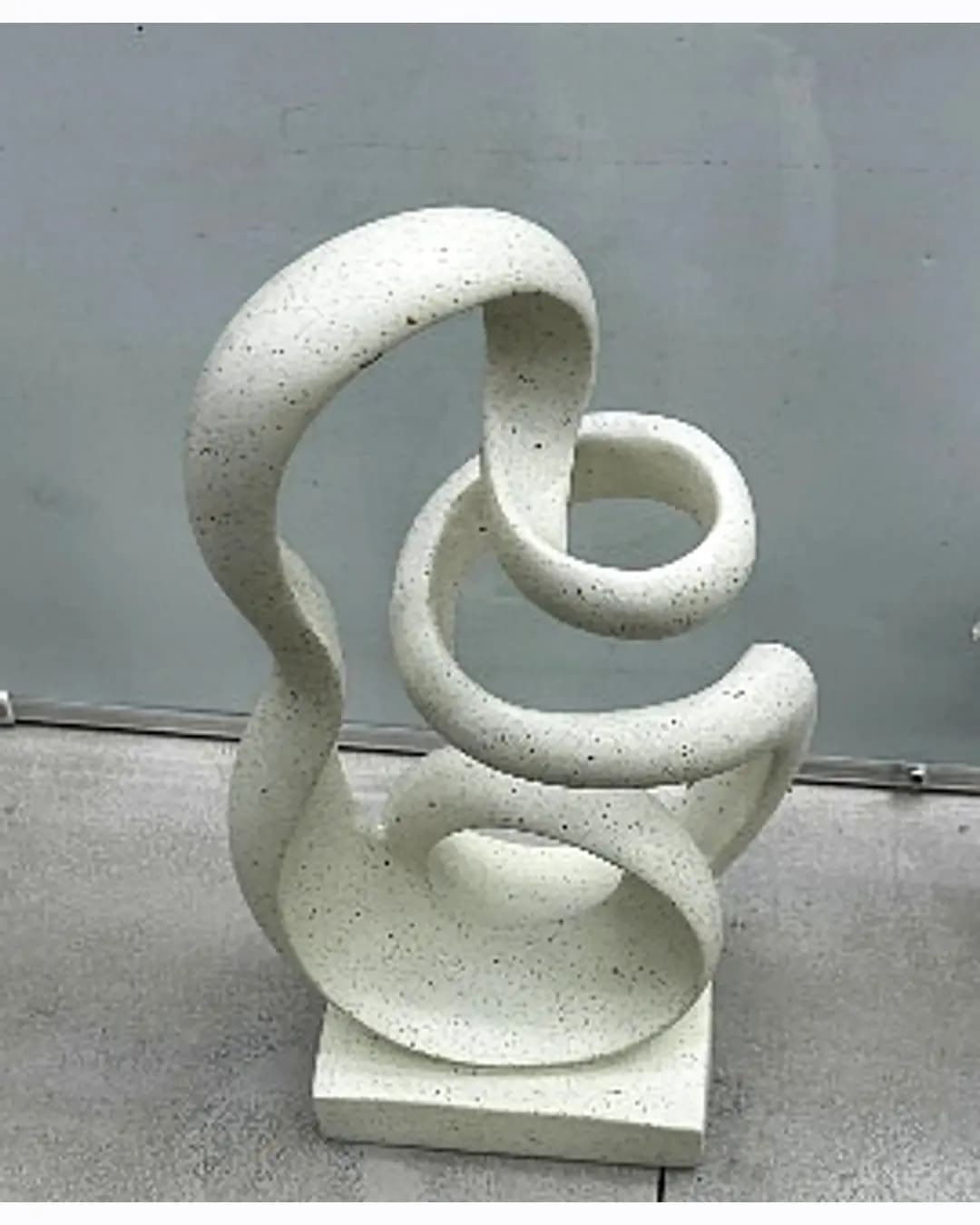 Abstract Swirl Sculpture