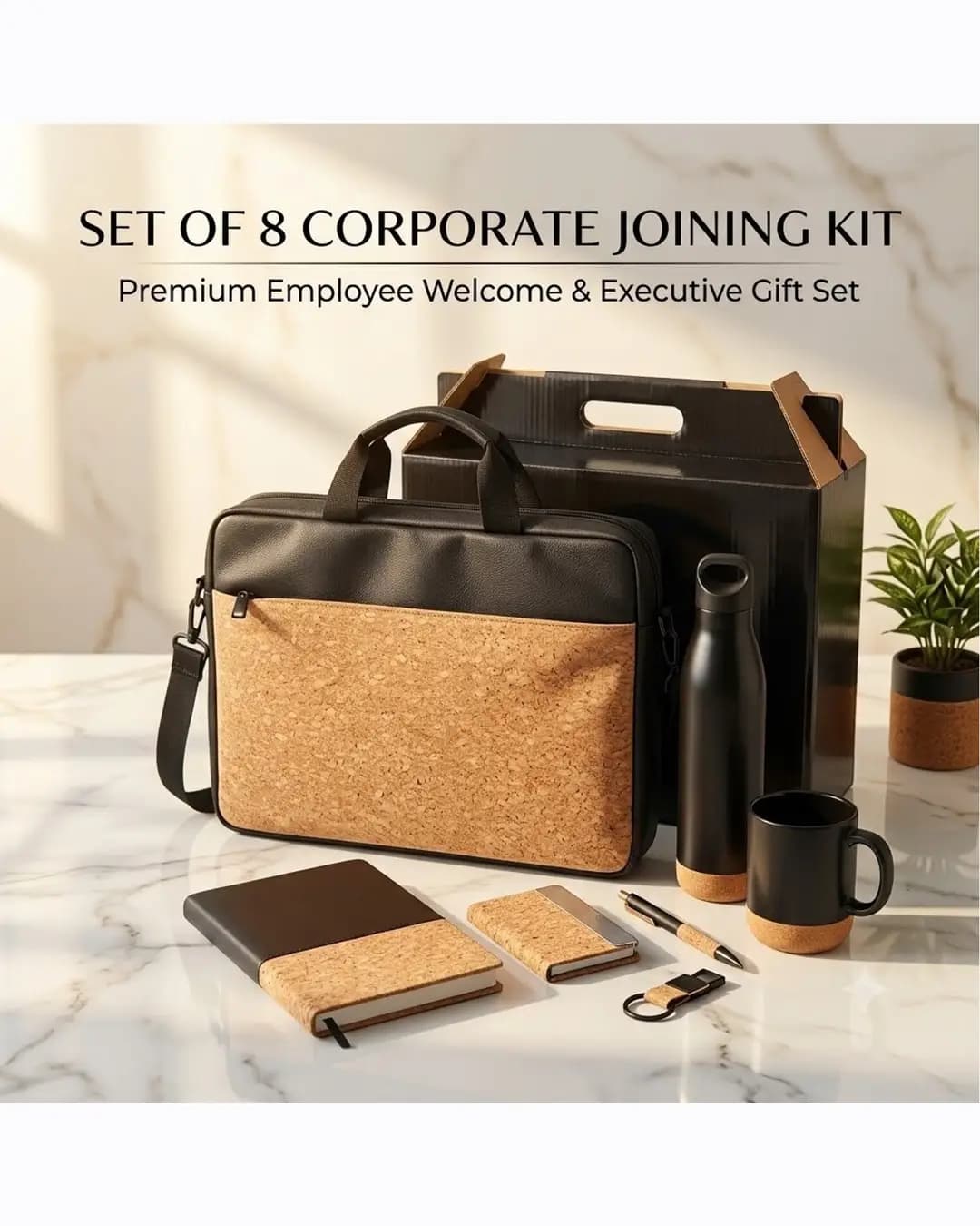 Set of 8 Corporate Joining Kit - Cork
