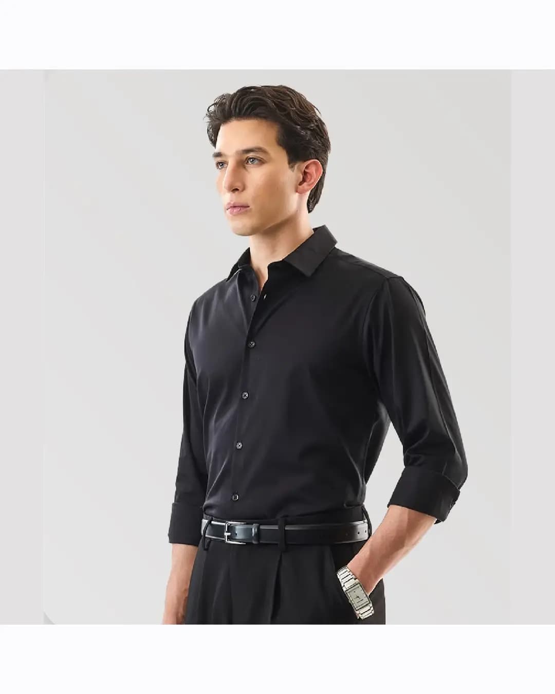 Snitch Satin Stretch Shirt
