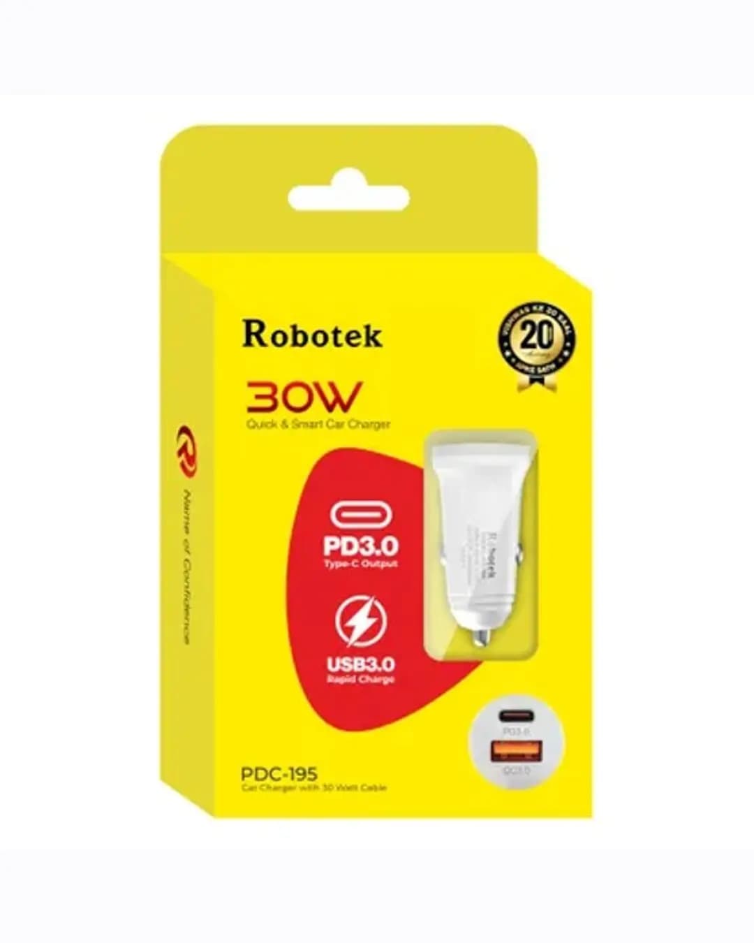 Robotek PD-195 Car Charger