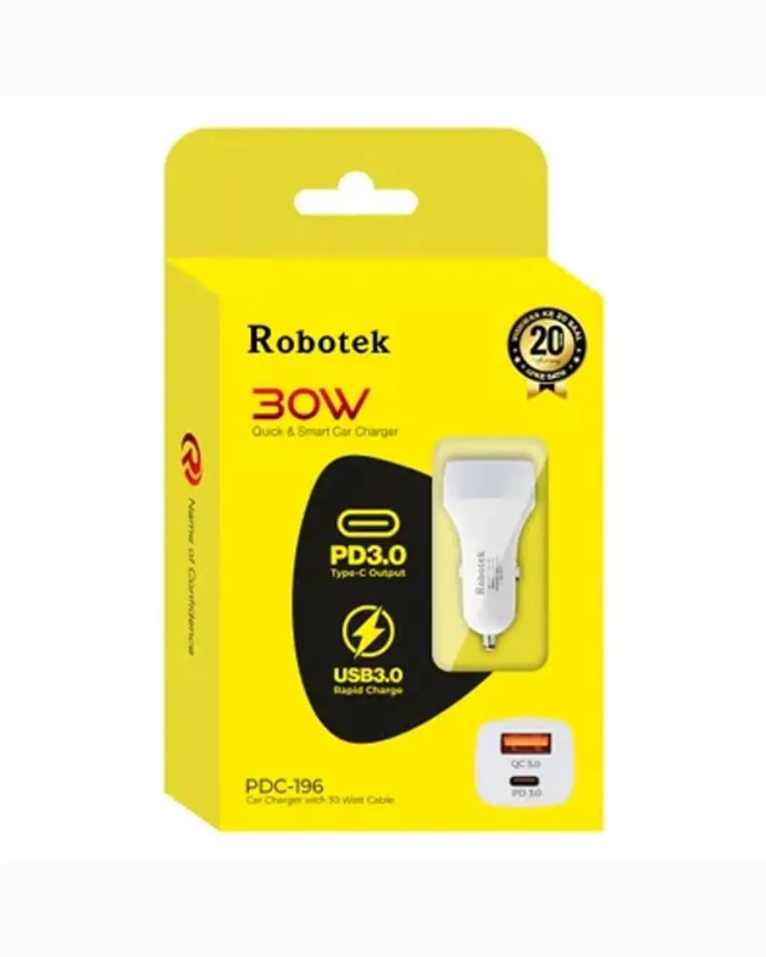 Robotek PD-196 Car Charger