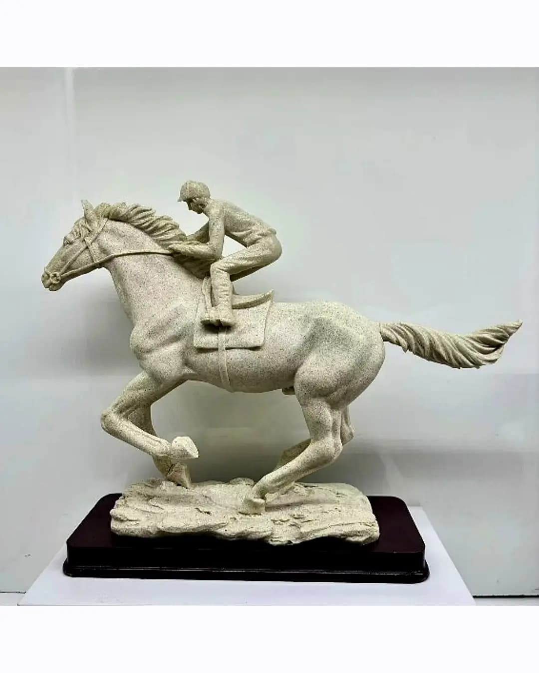 Jockey Horse Showpiece