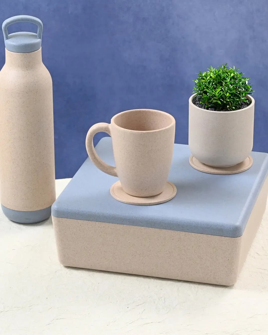 EHA Hexa Gift Box HEHG02 – Eco Spring Bottle, Terrapod Planter, Classic Mug & Coasters