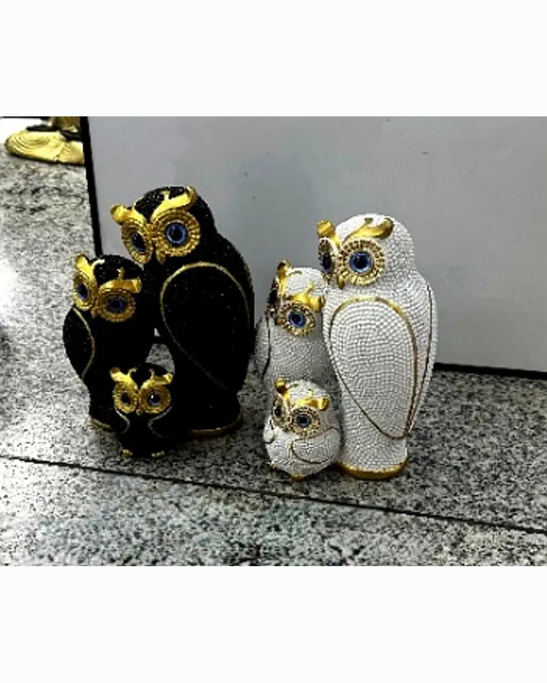 Owl Family Showpiece