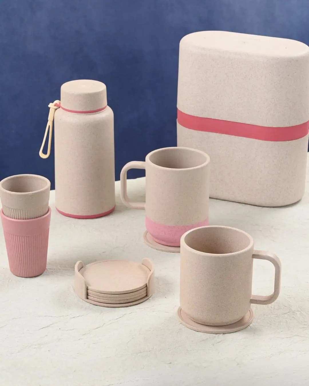 EHA Altus Gift Box ACJKM01 – Hydralife Bottle, Dual Java Mug, Java Mug, 2 Chai Cups & Coasters