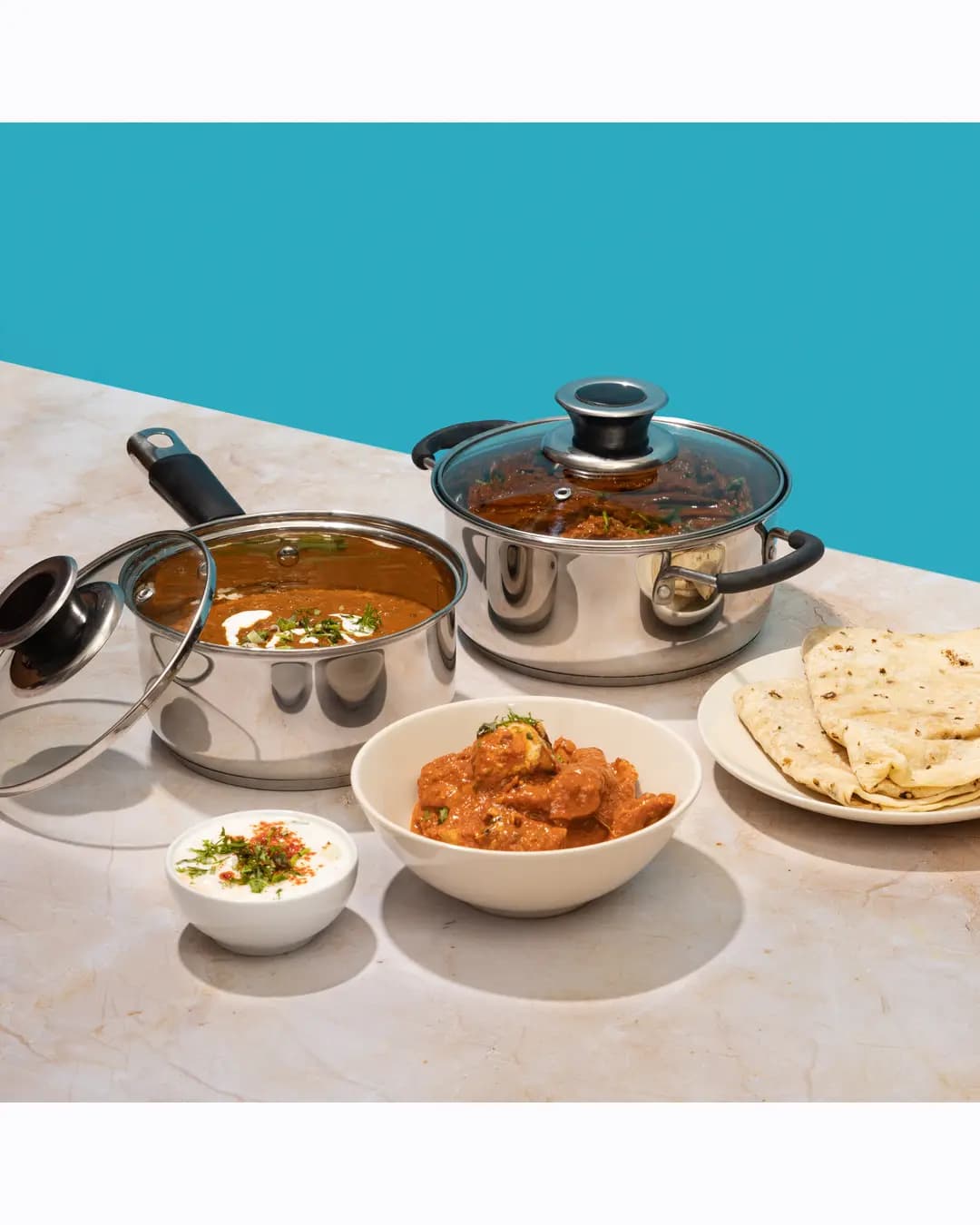 Vinod Stainless Steel Master Chef Cookware Set (Induction Friendly)