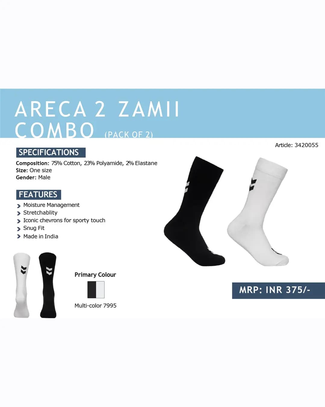 Hummel Areca & Zamii Combo Pack of 2