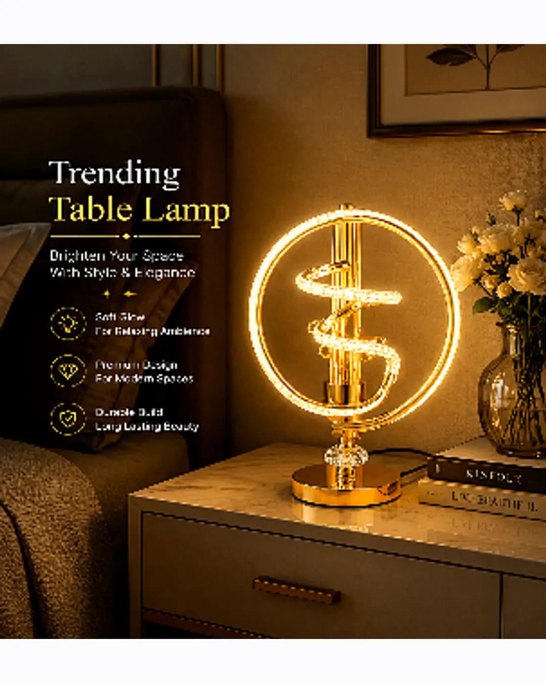 LED Table Lamp - Ring