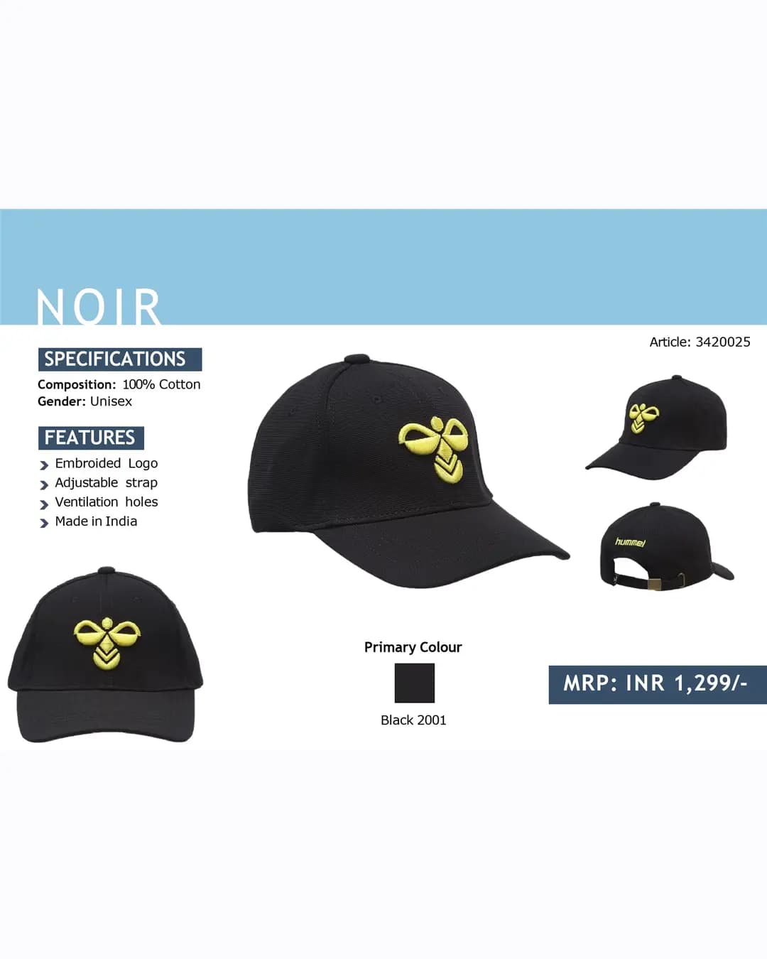 Hummel Noir Caps
