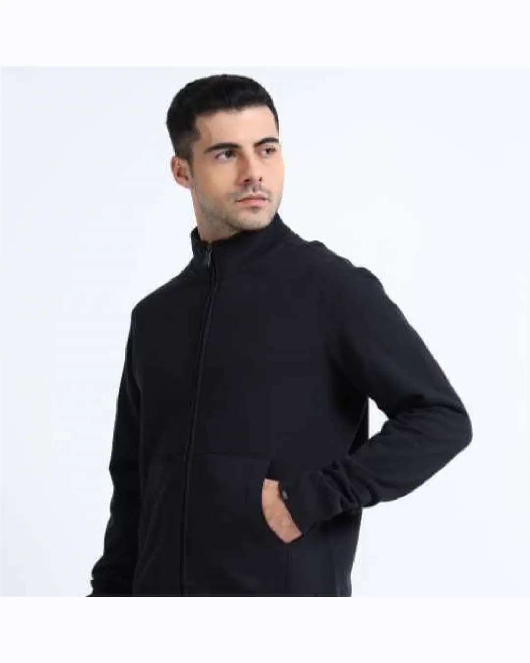 M&S High Neck Sweat Jacket