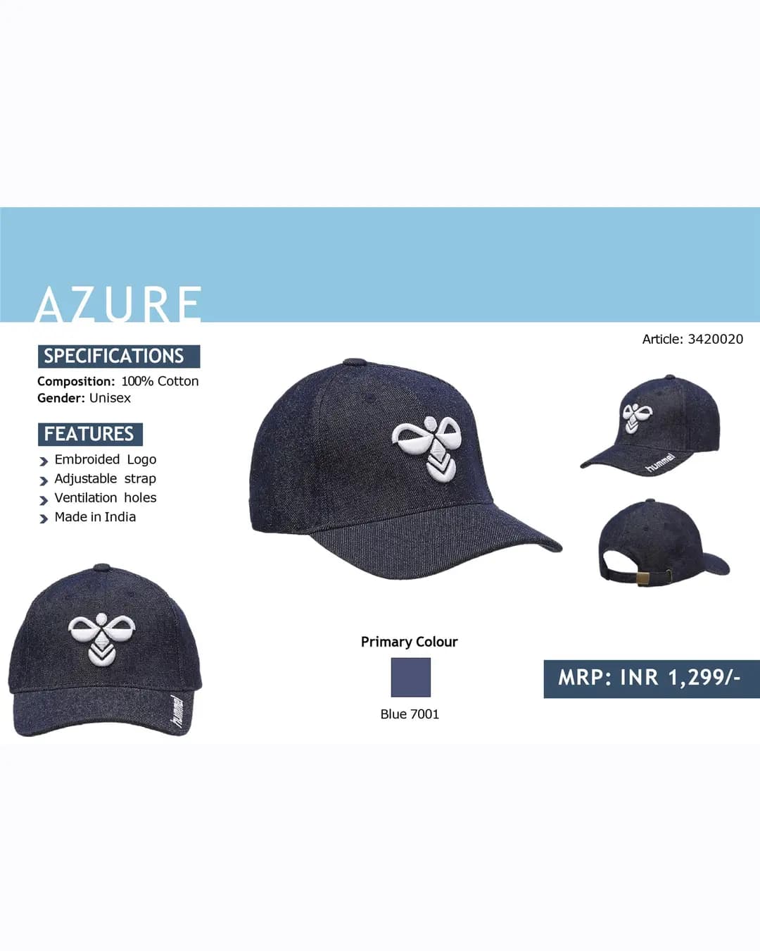 Hummel Azure Cap
