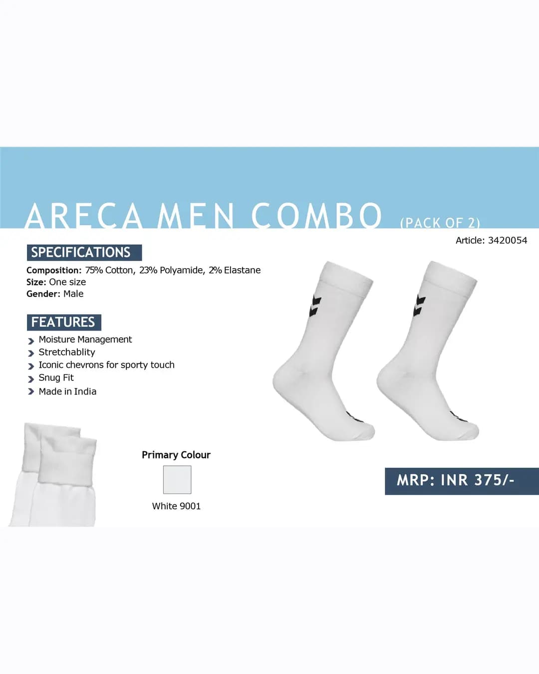 Hummel Areca Men Pack of 2 Socks