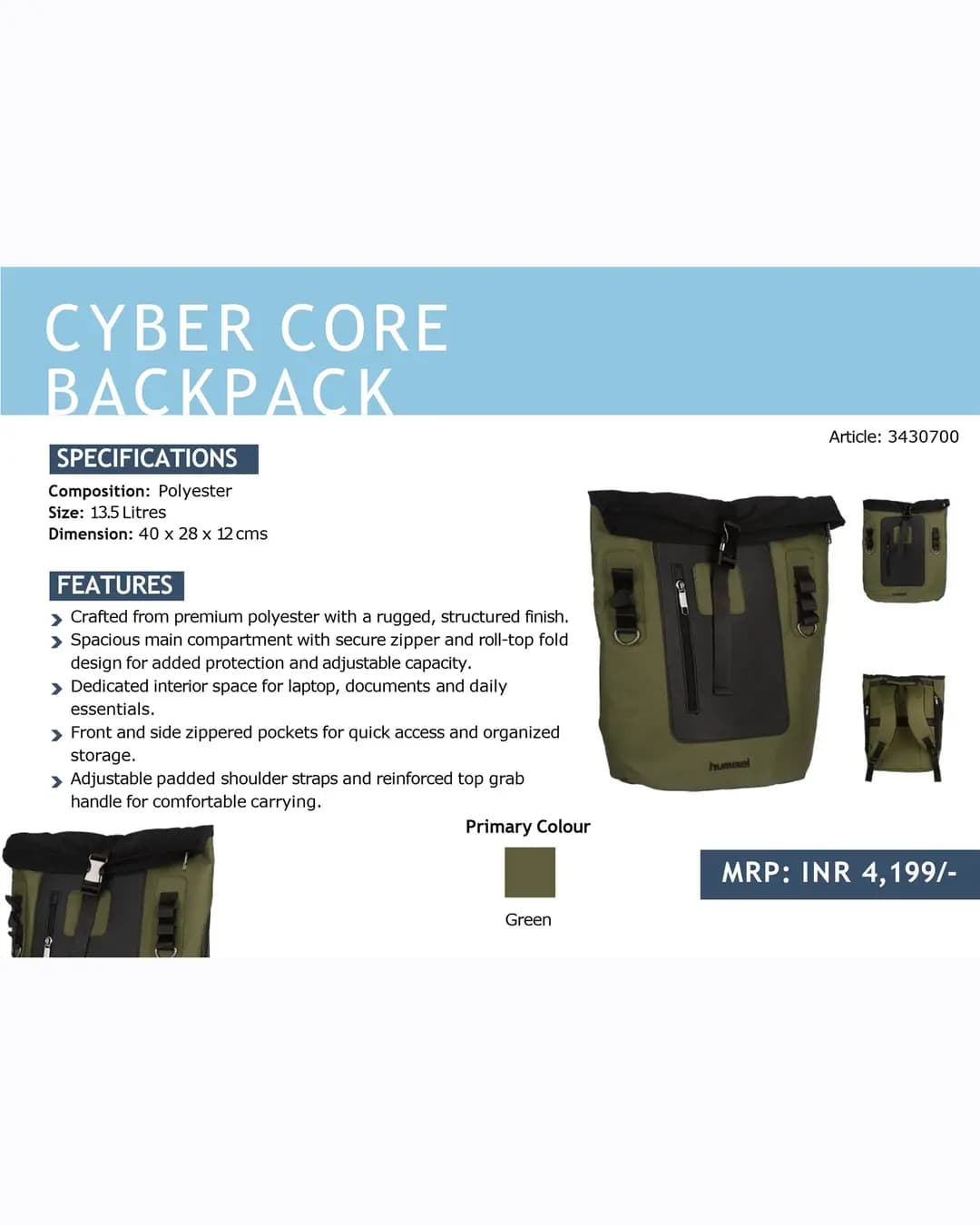Hummel Cyber Core Backpack