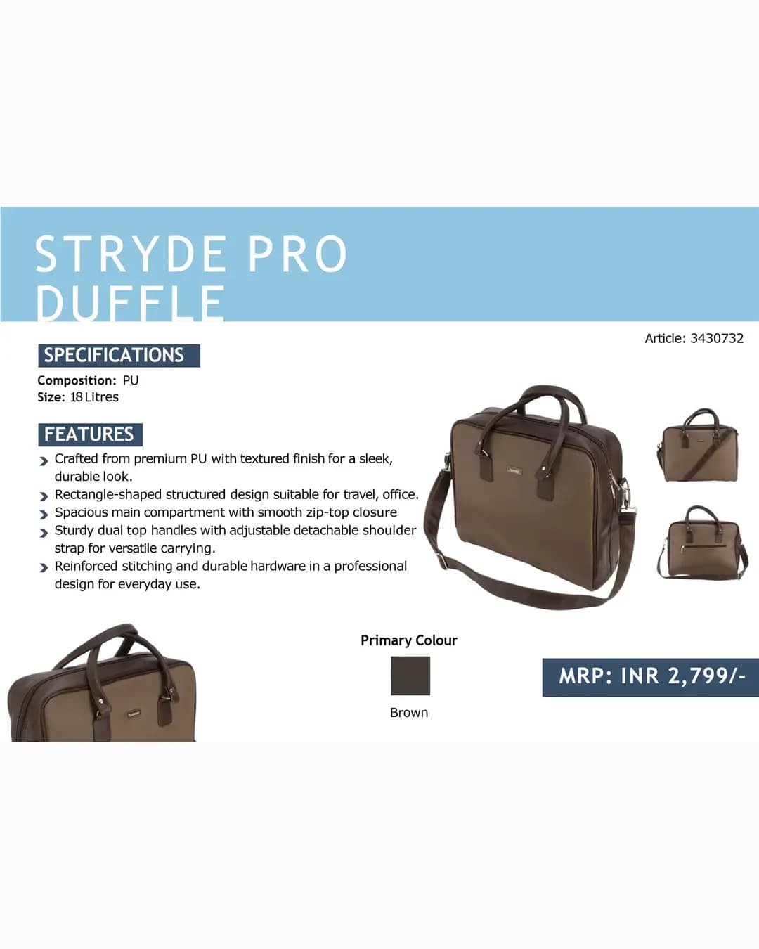 Hummel Stryde Pro Duffle Bag