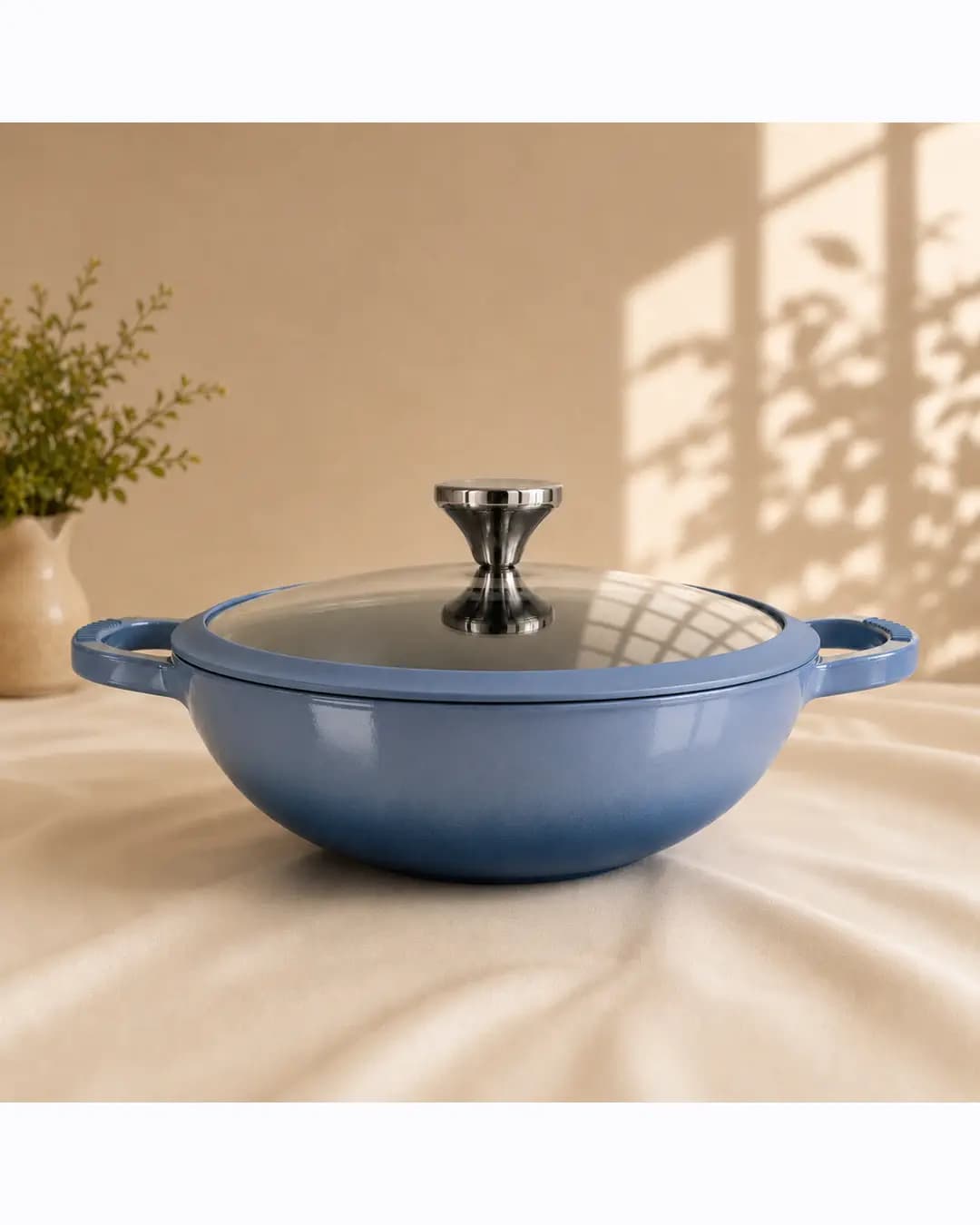 Vinod Cast Iron Freya Kadai
