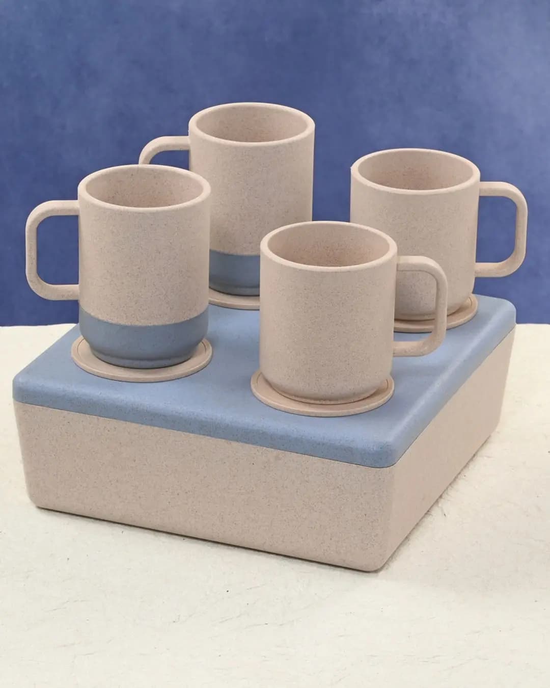 EHA Hexa Gift Box HKKJJ2 – 2 Java Mugs, Dual Java Mug & Coasters