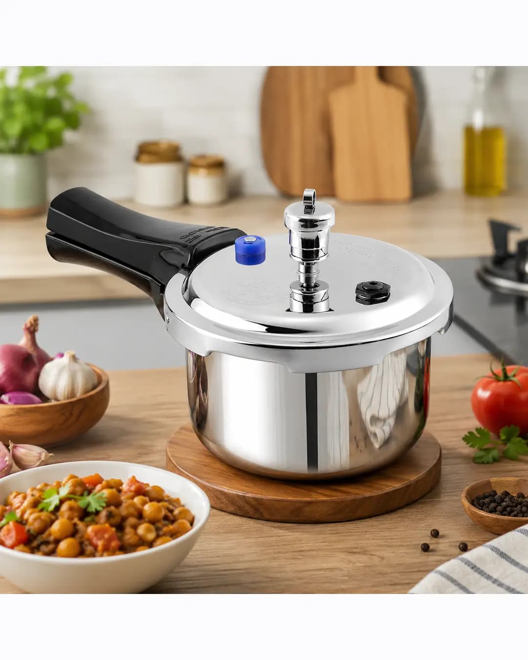 Vinod Platinum Triply Stainless Steel Pressure Cooker