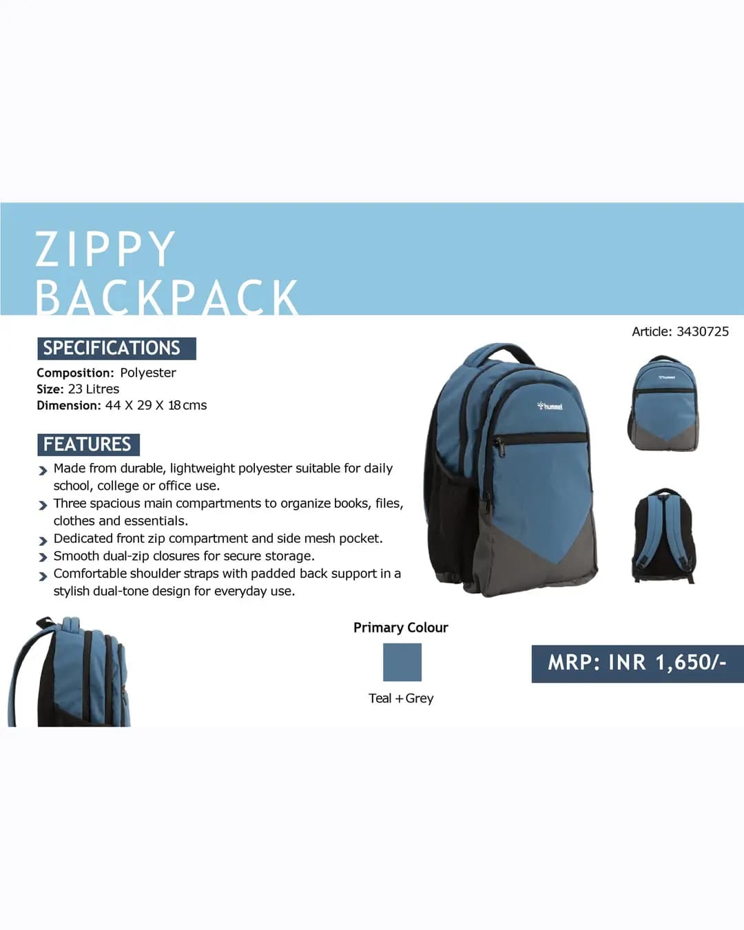 Hummel Zippy Backpack