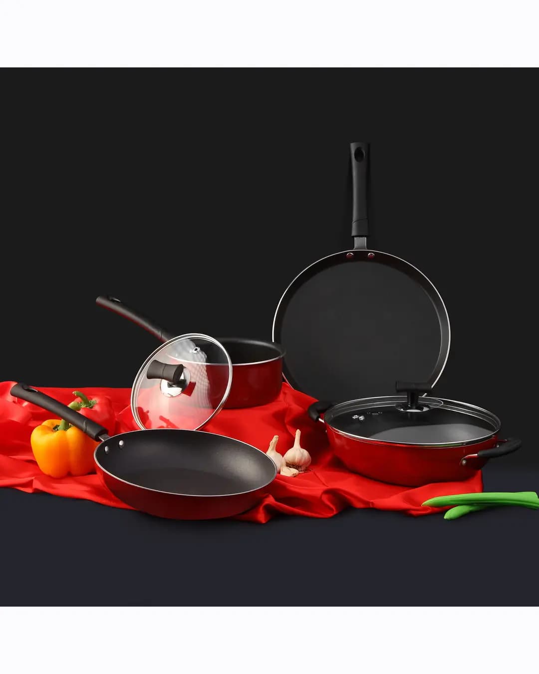 Vinod Popular Non Stick Set (Induction Friendly)
