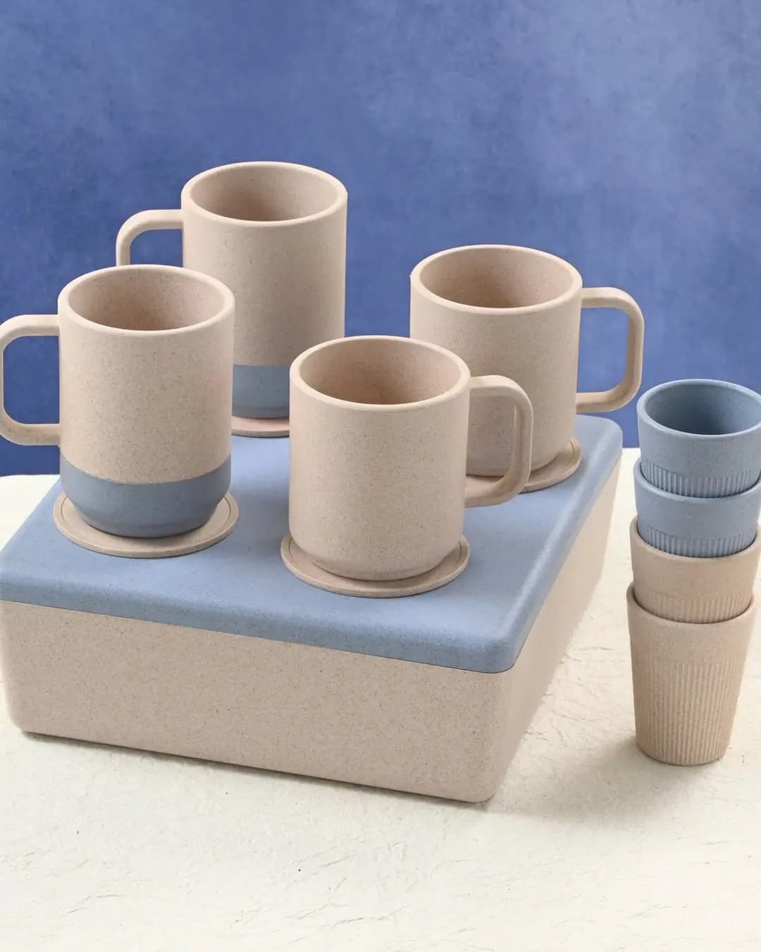 EHA Hexa Gift Box HKJM02 – 2 Java Mugs, 2 Dual Java Mugs, 4 Chai Cups & Coasters