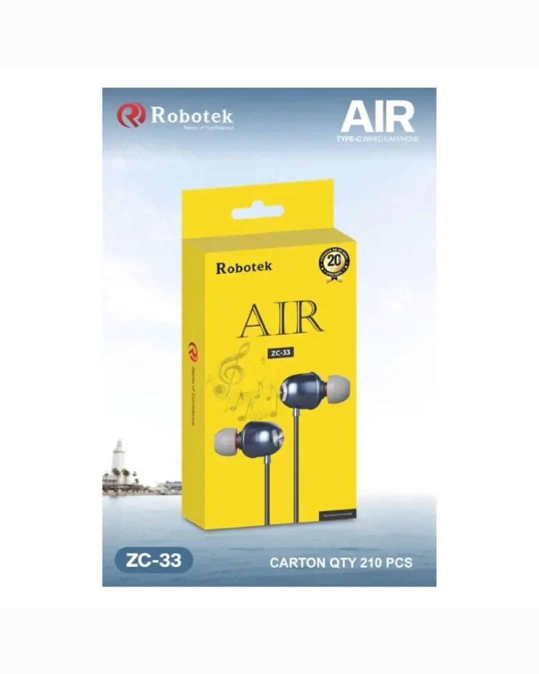 Robotek HF ZC33 Wired Earphone