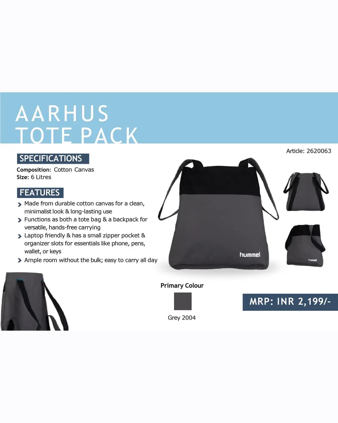 Hummel Aarhus Tote Pack