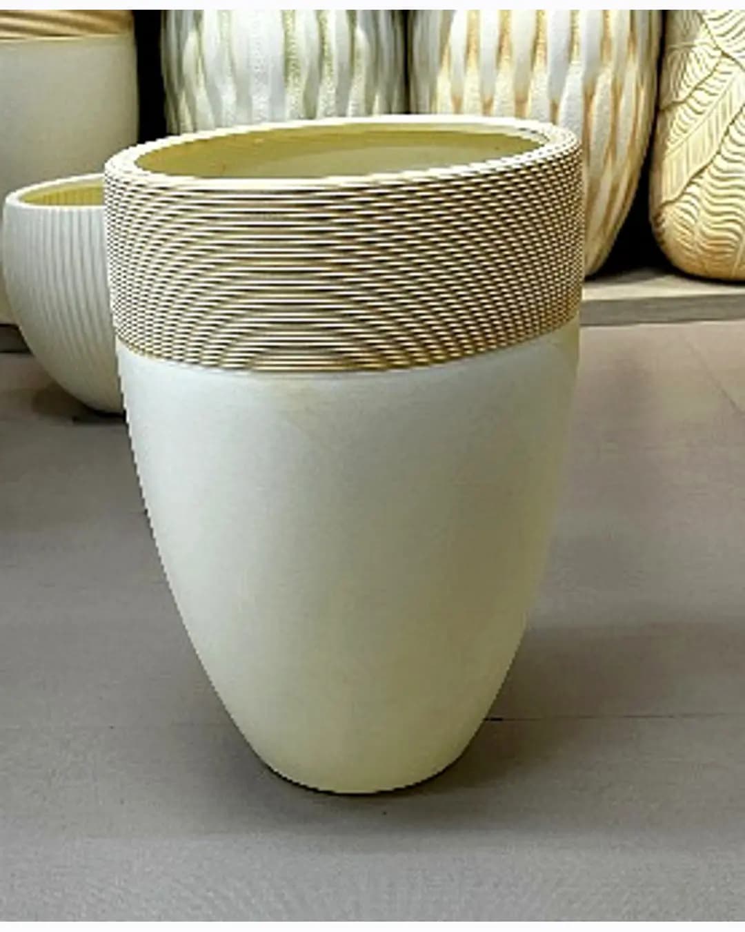 Wood-Finish Planter